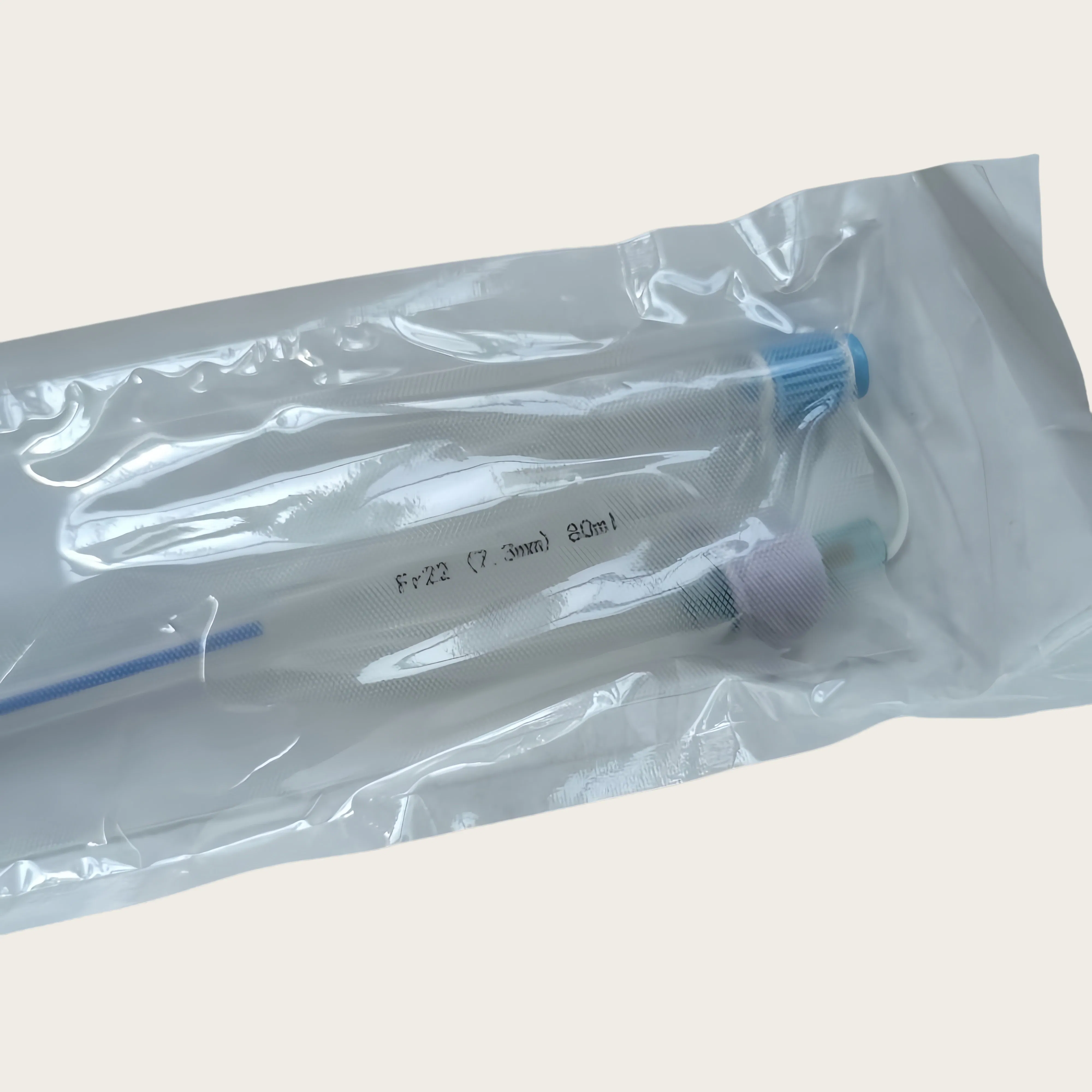 2 Catéter de Foley de silicona con globo para uso hospitalario
