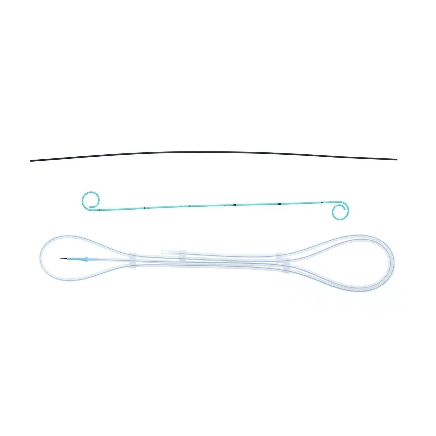 Catéter de pigtail desechable fabricado en China, estent ureteral anti incrustación, instrumento médico de alta calidad