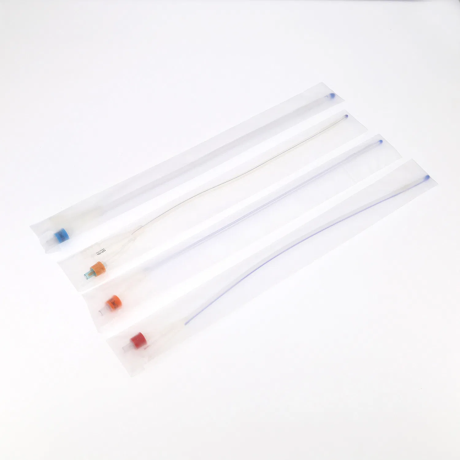 Catéter de Foley de silicona estéril médico para hospital 1 Vía/ 2 Vía/ 3 Vía con globo 5ml/ 10ml/ 20ml/ 30ml