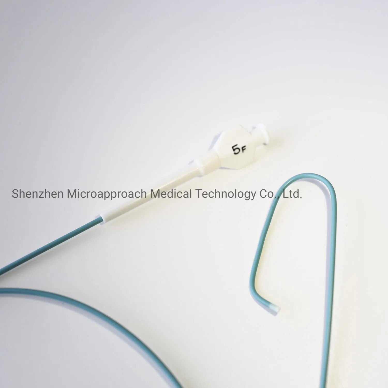 Catéter angiográfico de microenfoque para inyección de contraste en PTCA cardiovascular