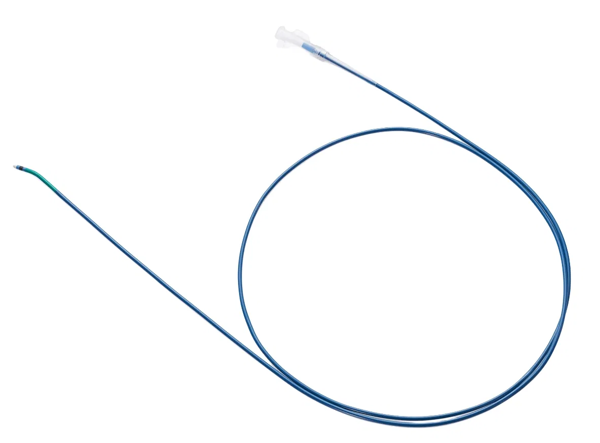 Catéteres guía radiopacos vasculares de diagnóstico médico, catéter guía angiográfico para la entrega de medios en cardiología con marcador TIG Jl Jr anatómico