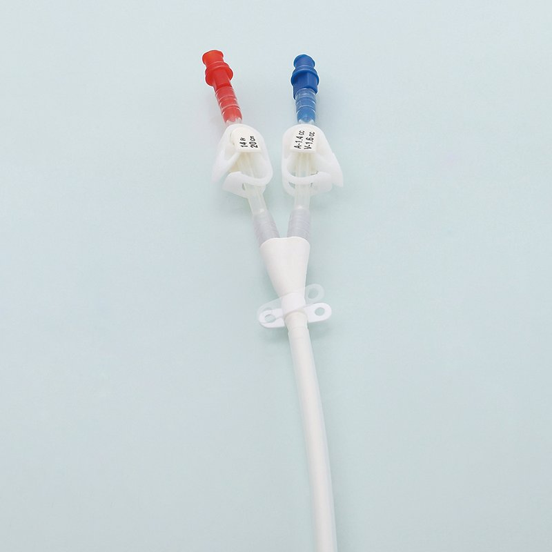 Kit de catéter de diálisis hemodiálisis desechable para uso médico al por mayor