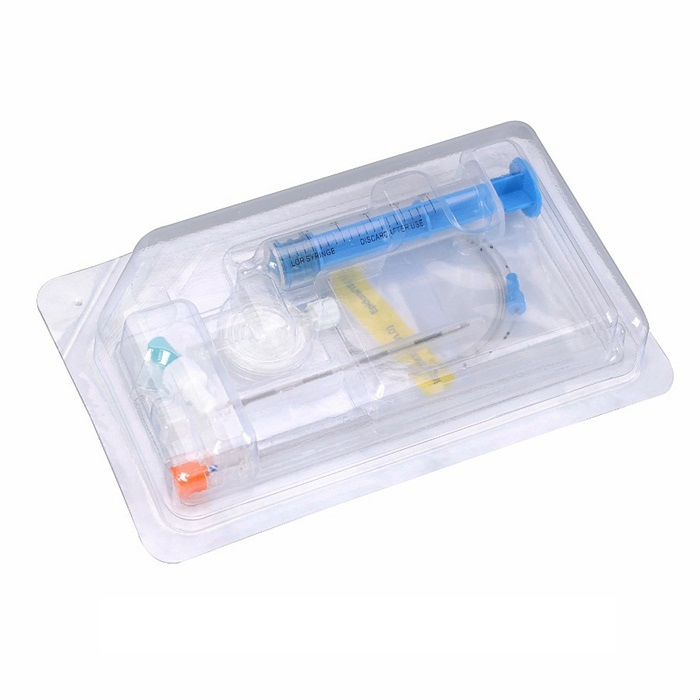 Médico 15g 16g 17g 18g Kit de Manejo del Dolor Anestesia, Catéter Epidural Aguja Espinal Conjunto de Punción Anestésica e Inyección de Medicamentos