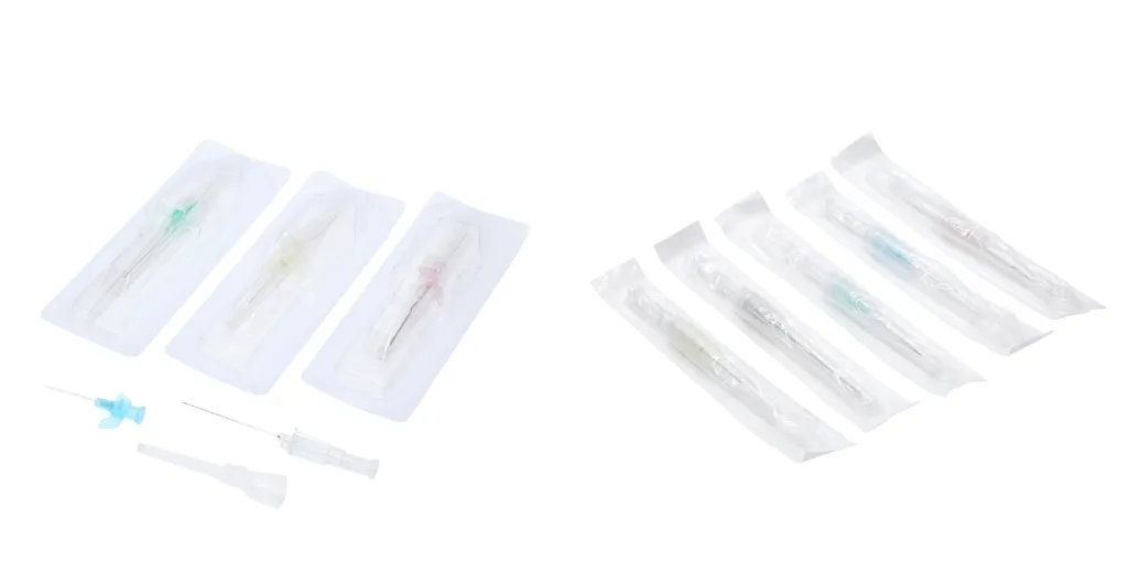Dimensiones del catéter intravenoso