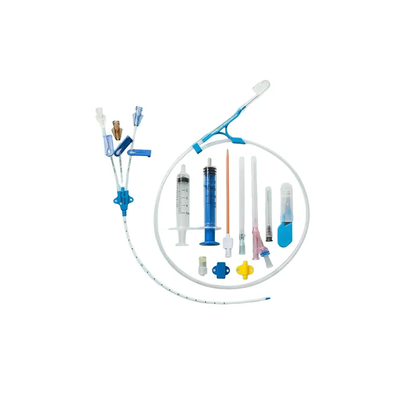 Kit desechable de catéter venoso central competitivo de triple lumen productos de anestesia