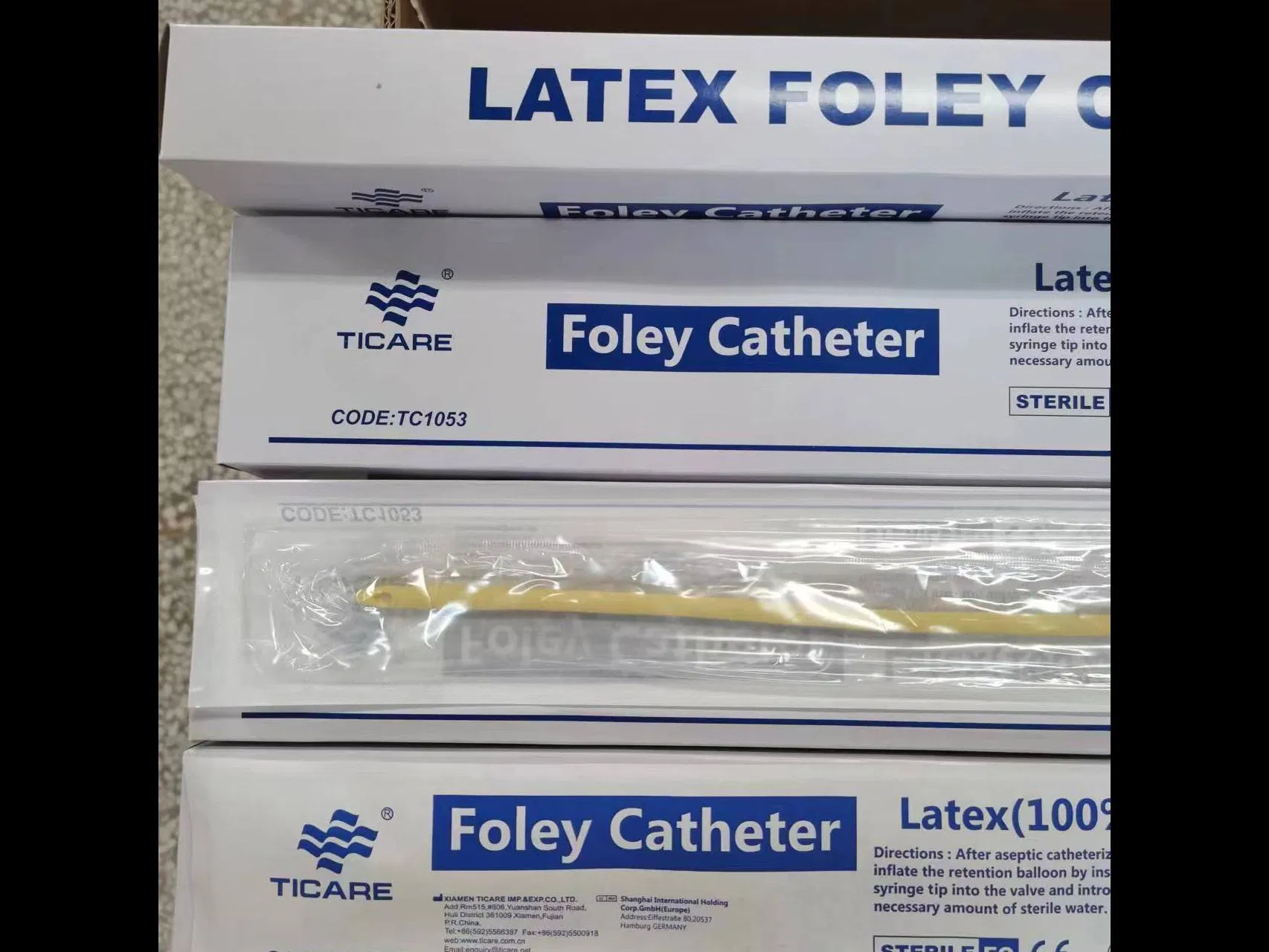 Catéter Foley médico 2 personalización catéteres Foley recubiertos antimicrobianos látex