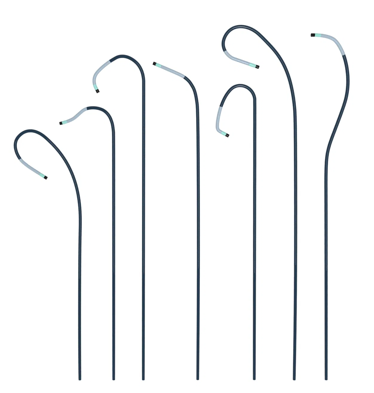 Catéter guía coronario hidrofílico CE para PCI con fuerte soporte de respaldo