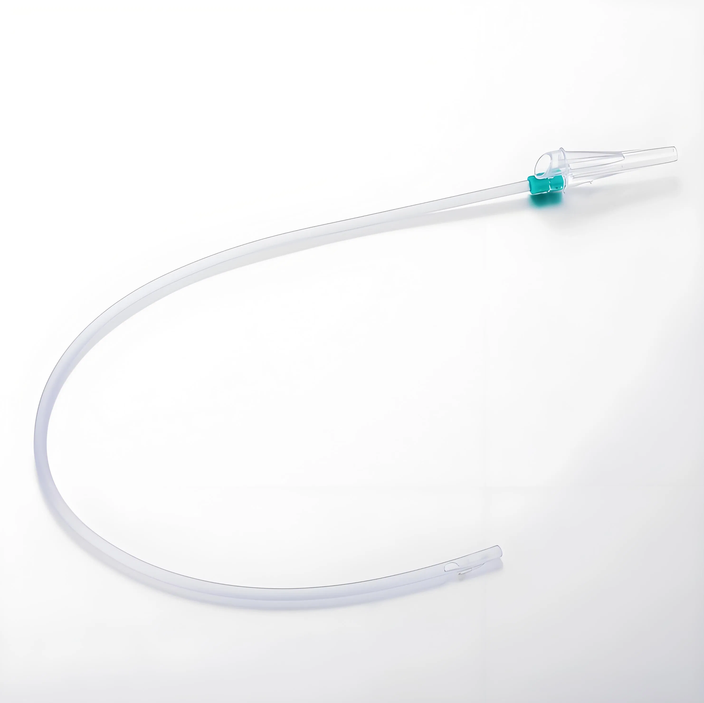 Catéter de succión desechable médico tubo de PVC transparente en forma de Y