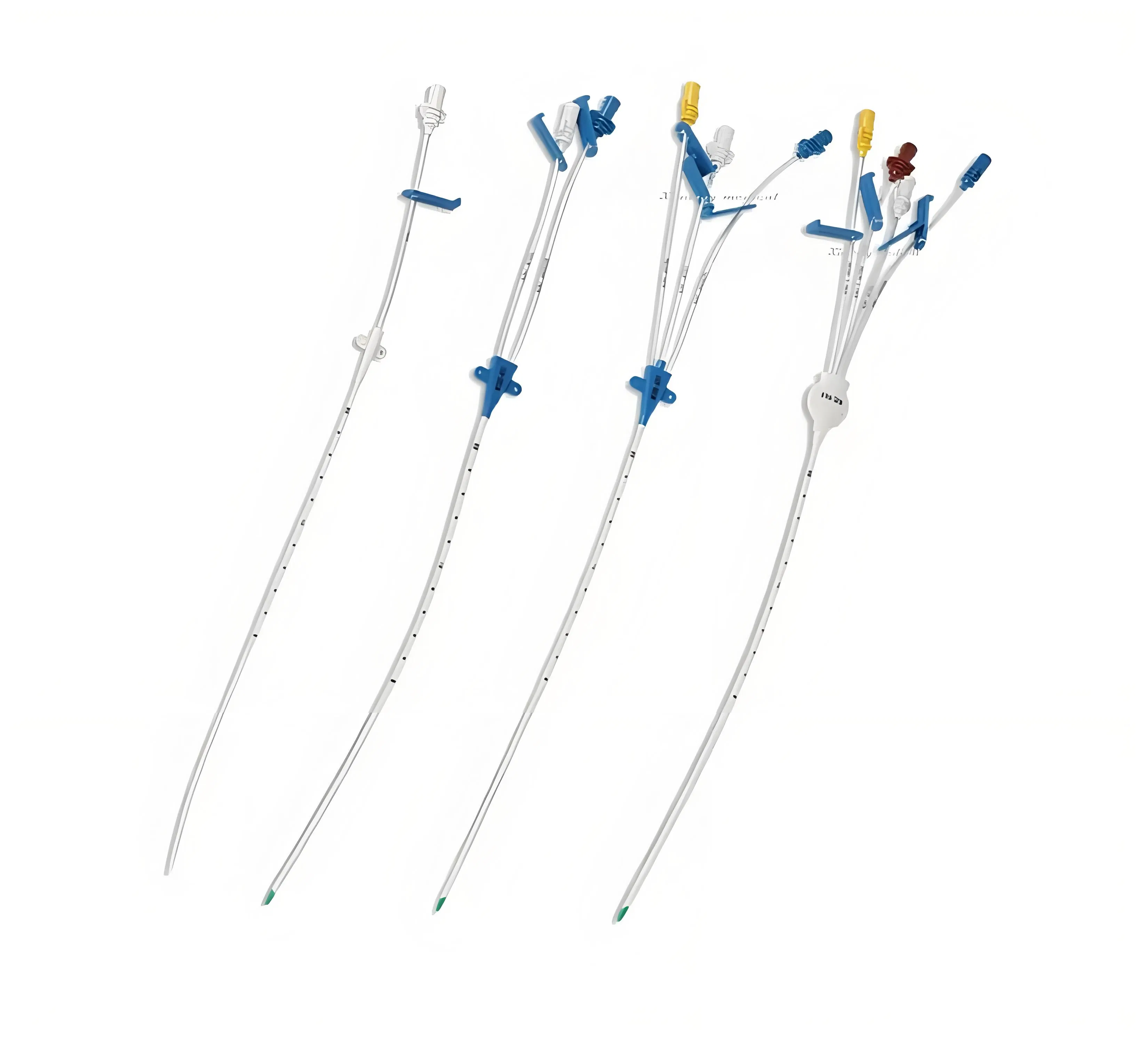 Catéter Venoso Central con Catéter de Lumen Simple, Doble, Triple y Cuádruple para Procedimientos Médicos Avanzados
