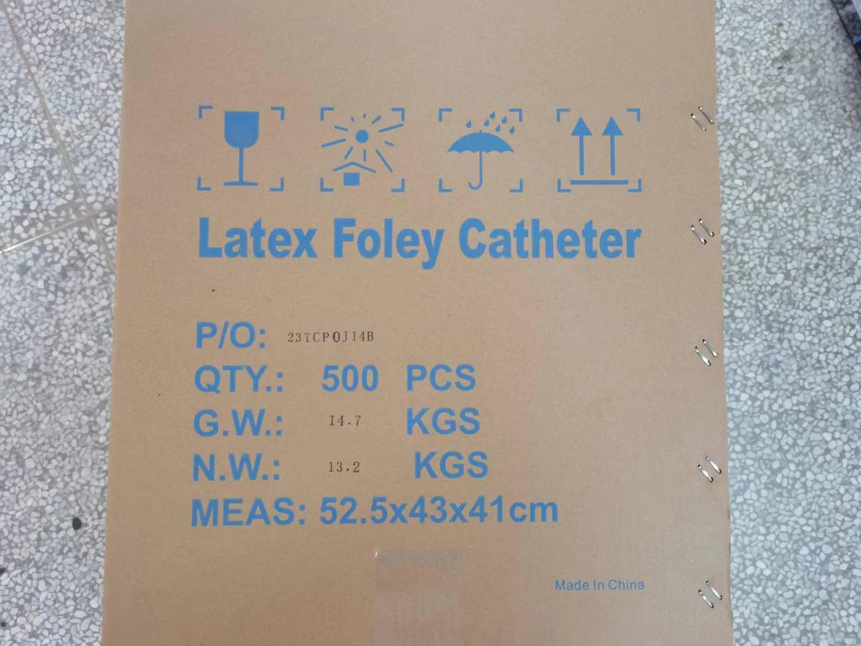 Catéter Foley médico 2 personalización catéteres Foley recubiertos antimicrobianos látex