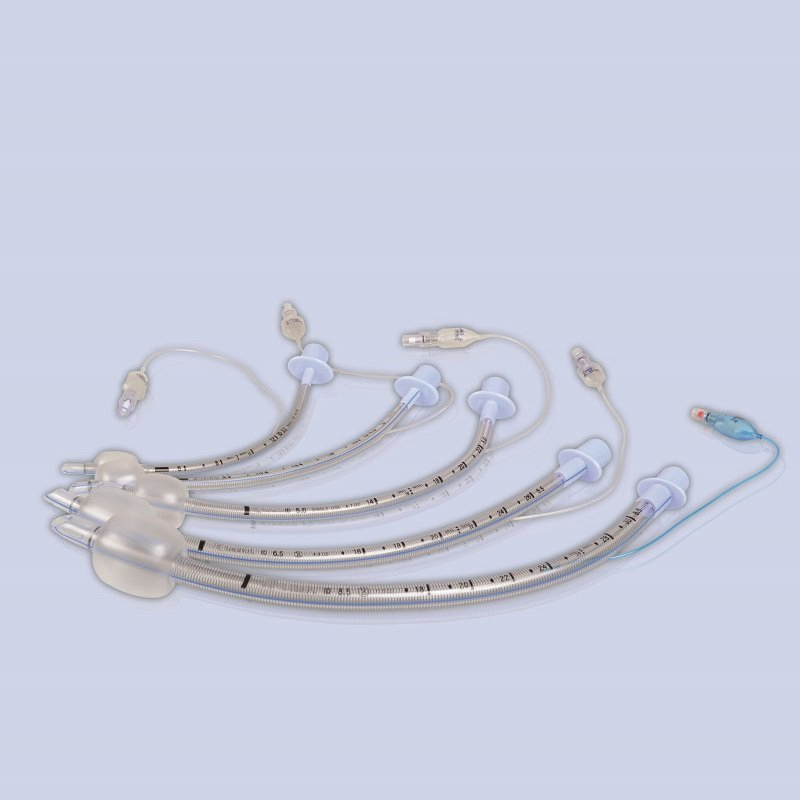 Catéter endotraqueal de grado médico personalizado con punta curva para un solo uso