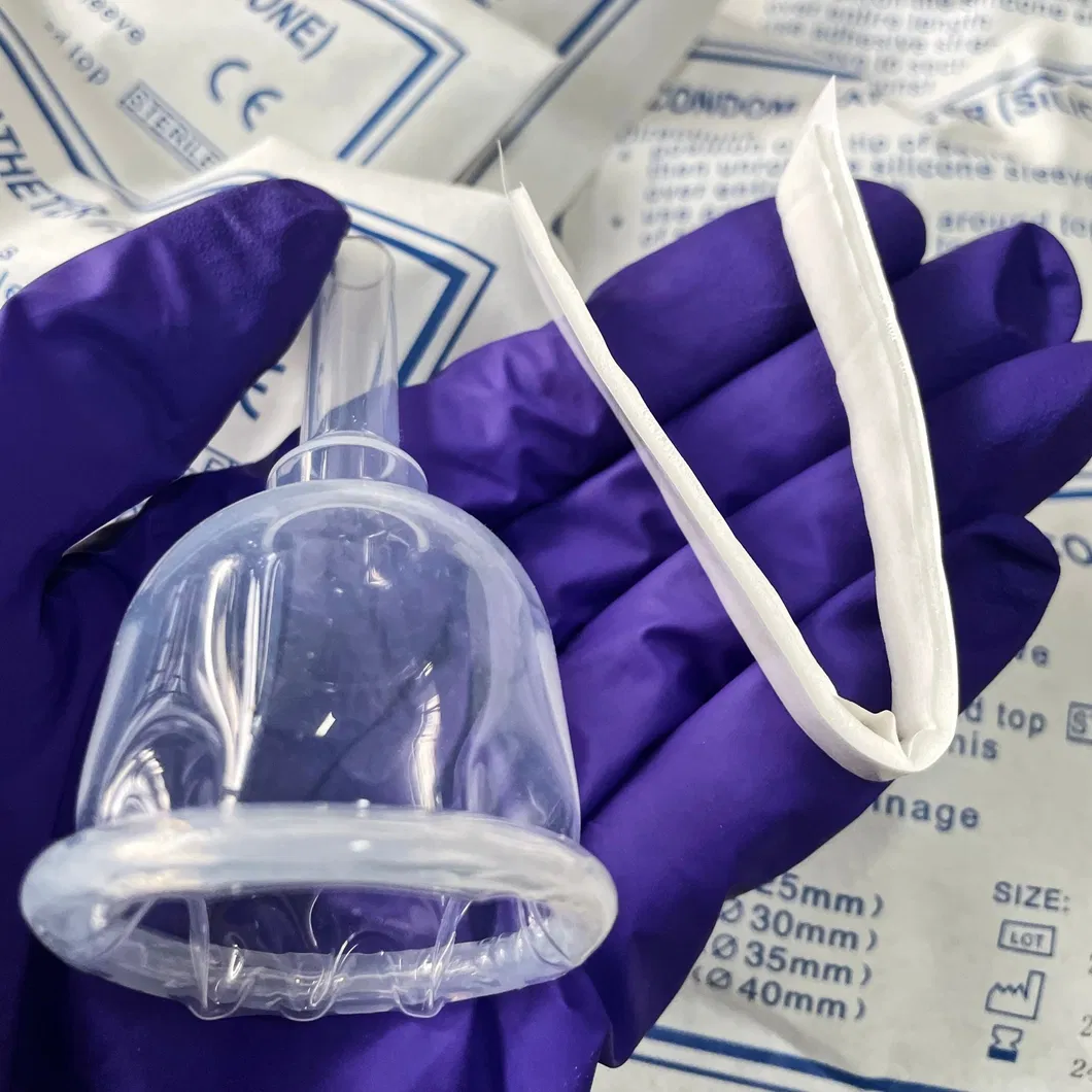 Catéter externo masculino de silicona de grado médico 100%