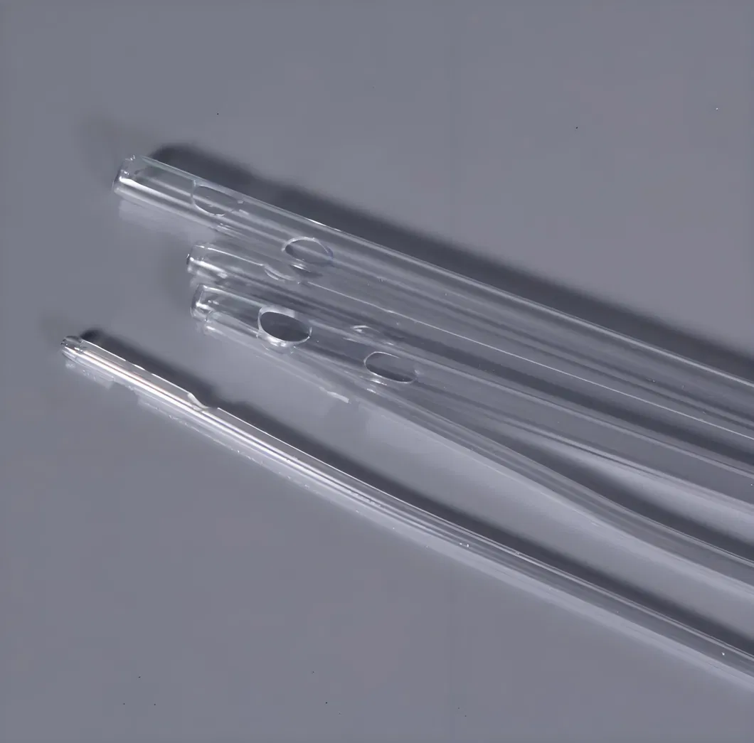 Catéter de succión desechable médico tubo de PVC transparente en forma de Y