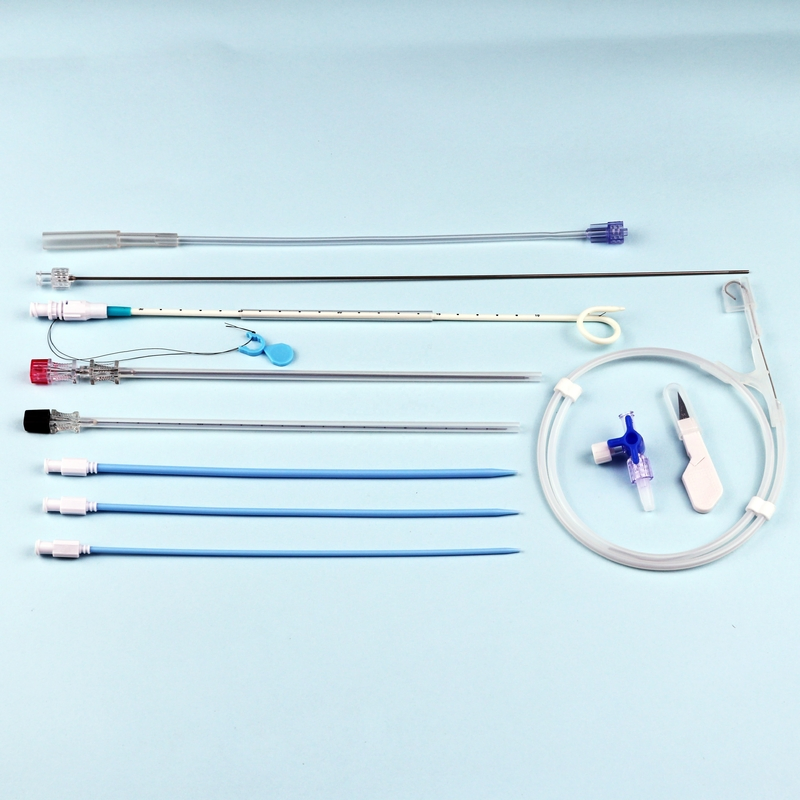 Catéter de drenaje urológico desechable médico, set de catéter de drenaje biliar hidrofílico Pigital