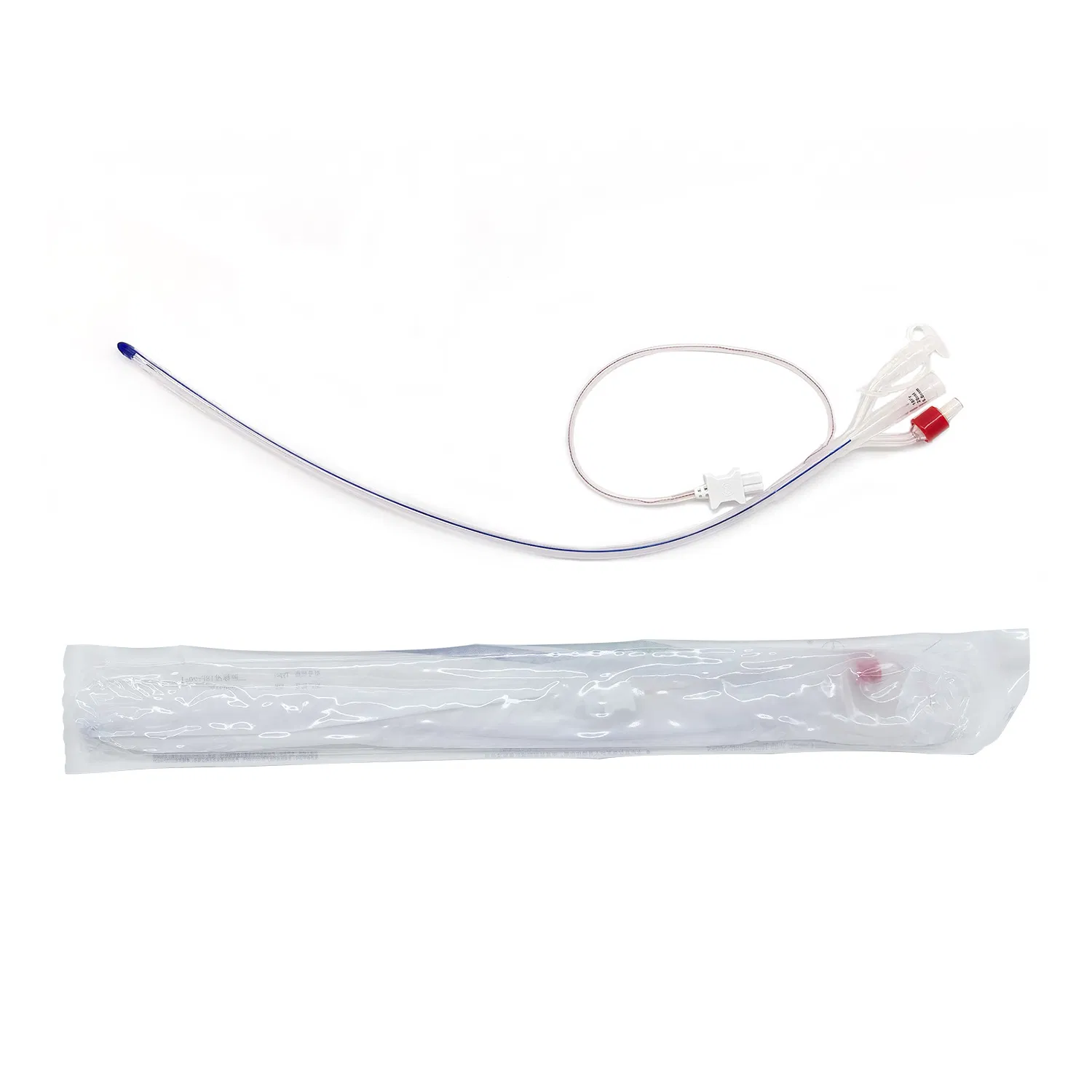 Catéter Foley de silicona médica de grado premium con sensor de temperatura integrado
