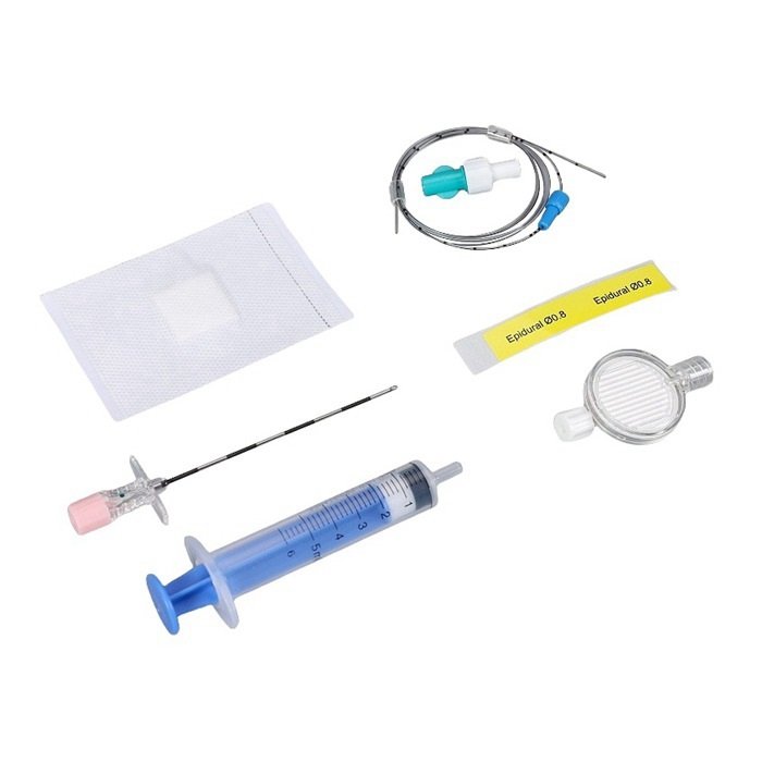 Paquete de Compuesto Médico como-E Kit de Anestesia Epidural, Set de Punción de Uso Único Unidad de Anestesia Local con Catéter