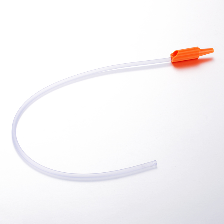 Catéter de succión cerrado desechable de control de dedo de PVC