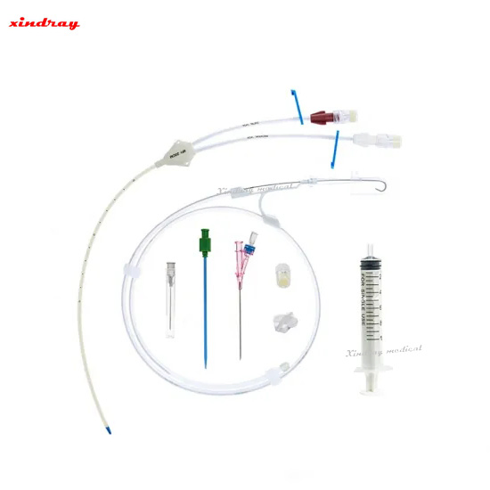 Productos desechables médicos CVC catéter venoso central de un solo, doble y triple lumen
