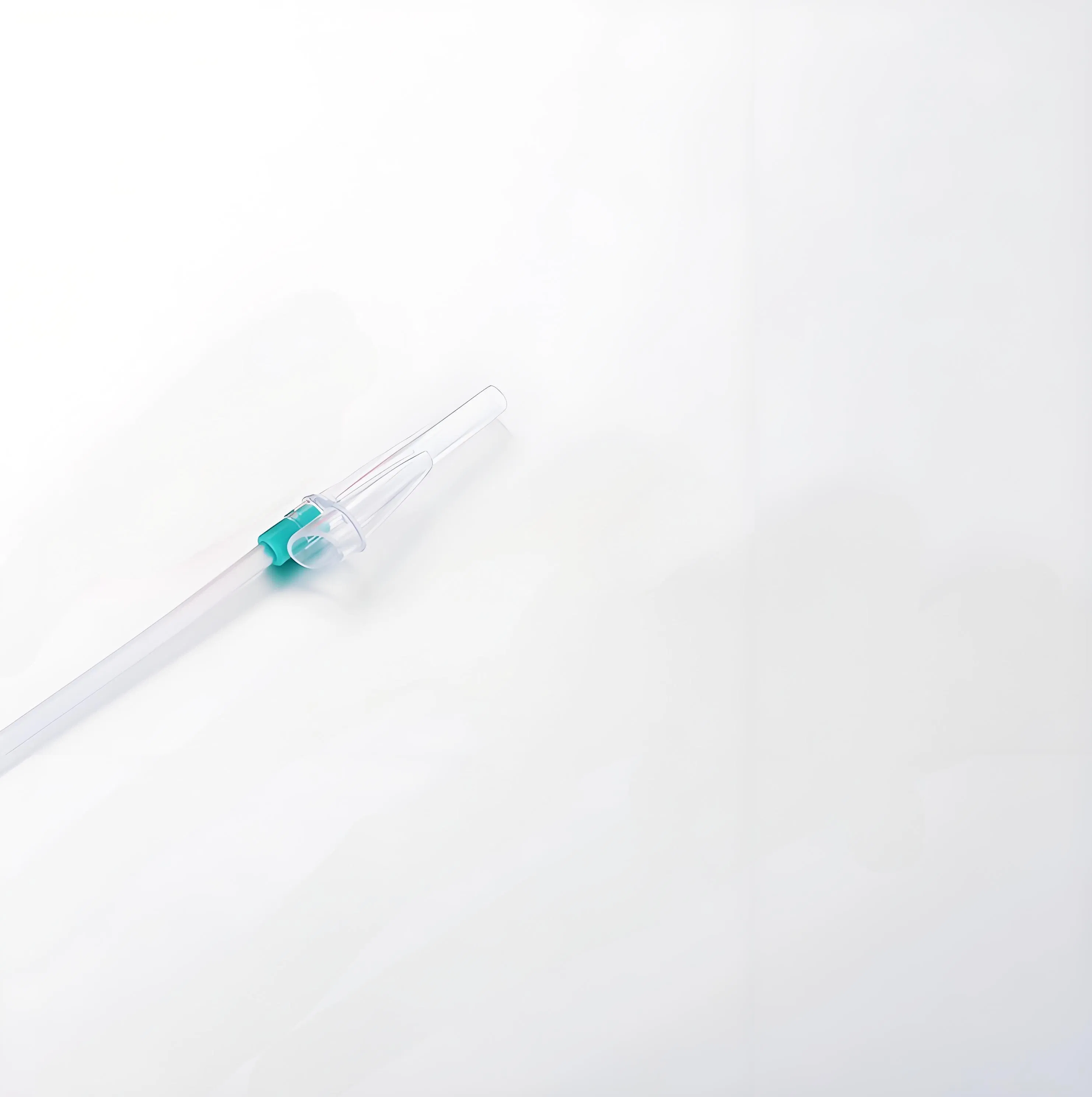 Catéter de succión desechable médico tubo de PVC transparente en forma de Y
