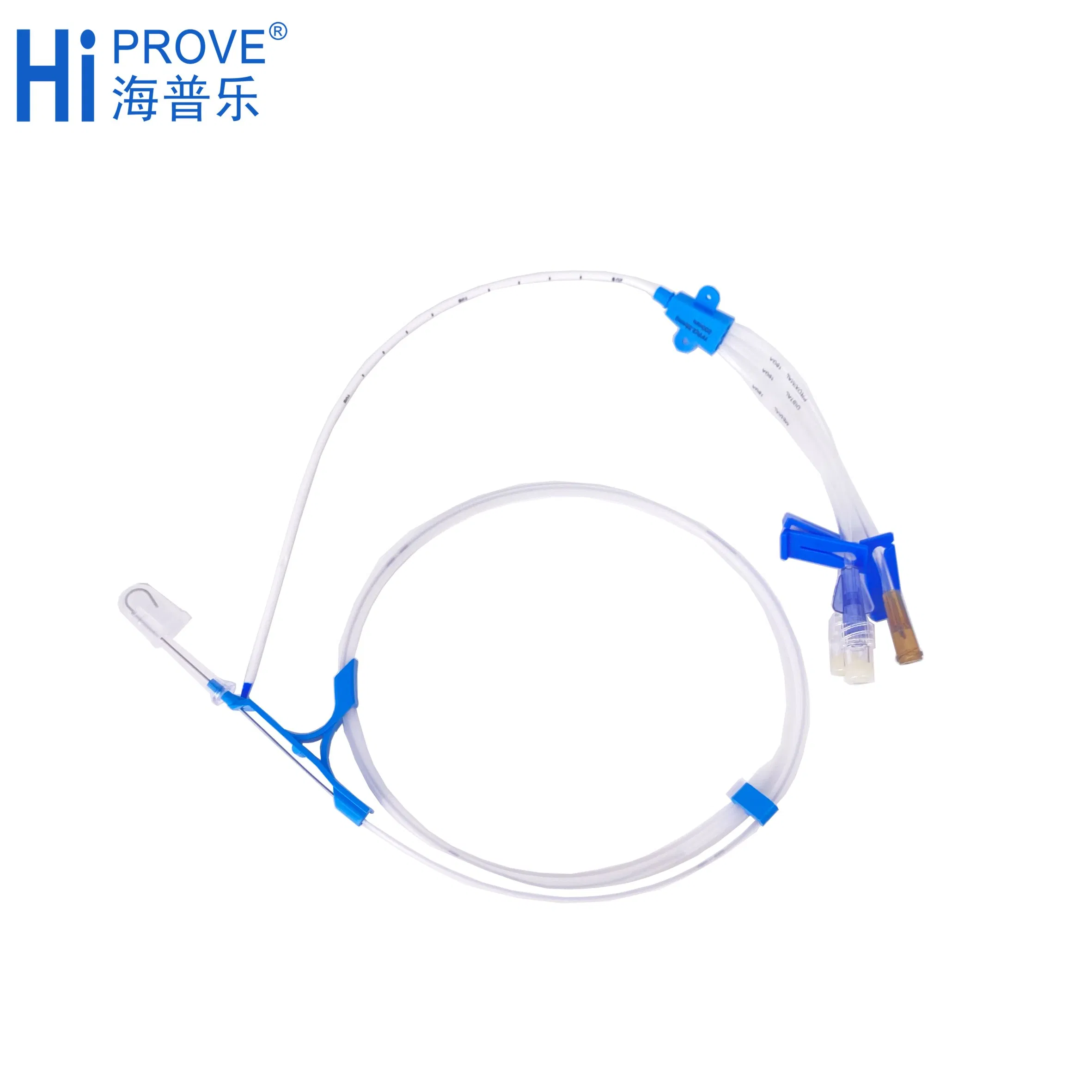 Kit de Catéter Venoso Central de Lumen Simple Doble Triple Cuádruple Antimicrobiano de Diálisis Hospitalaria