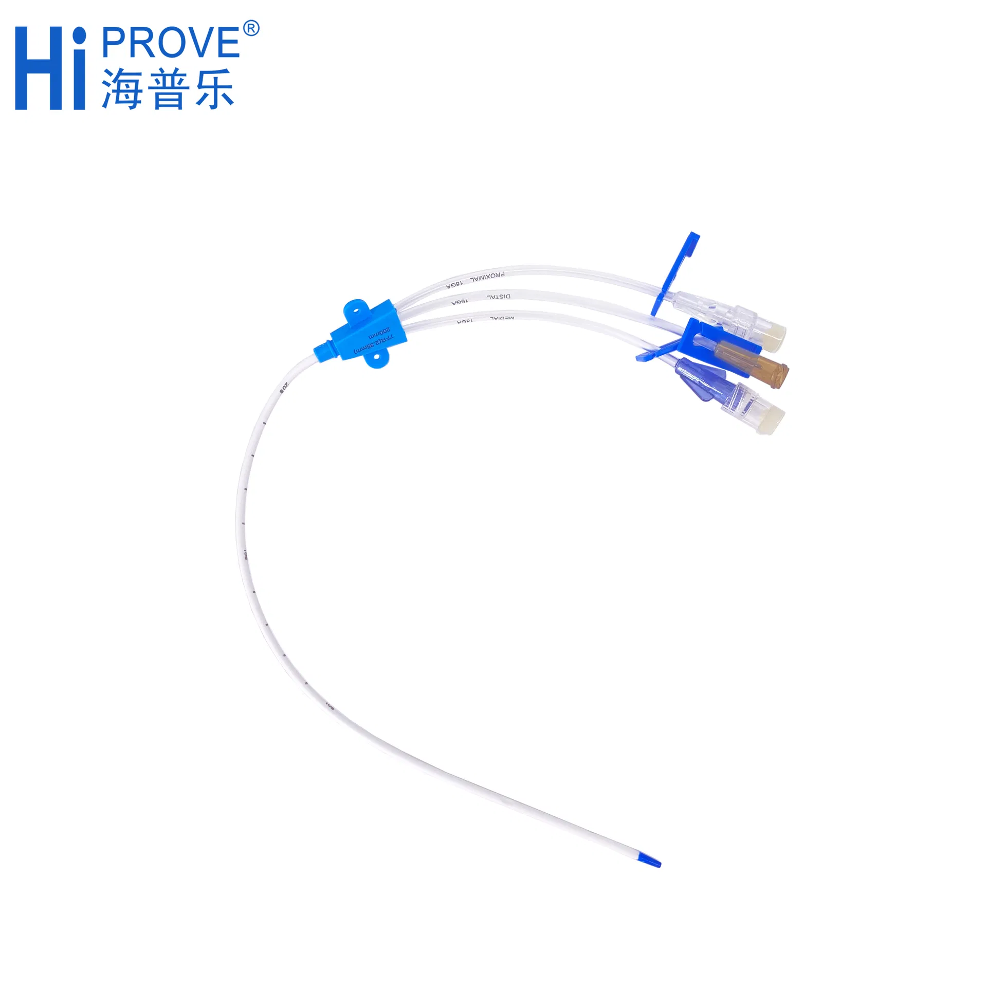 Kit de Catéter Venoso Central de Lumen Simple Doble Triple Cuádruple Antimicrobiano de Diálisis Hospitalaria