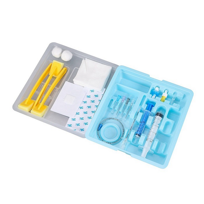 Paquete de Compuesto Médico como-E Kit de Anestesia Epidural, Set de Punción de Uso Único Unidad de Anestesia Local con Catéter