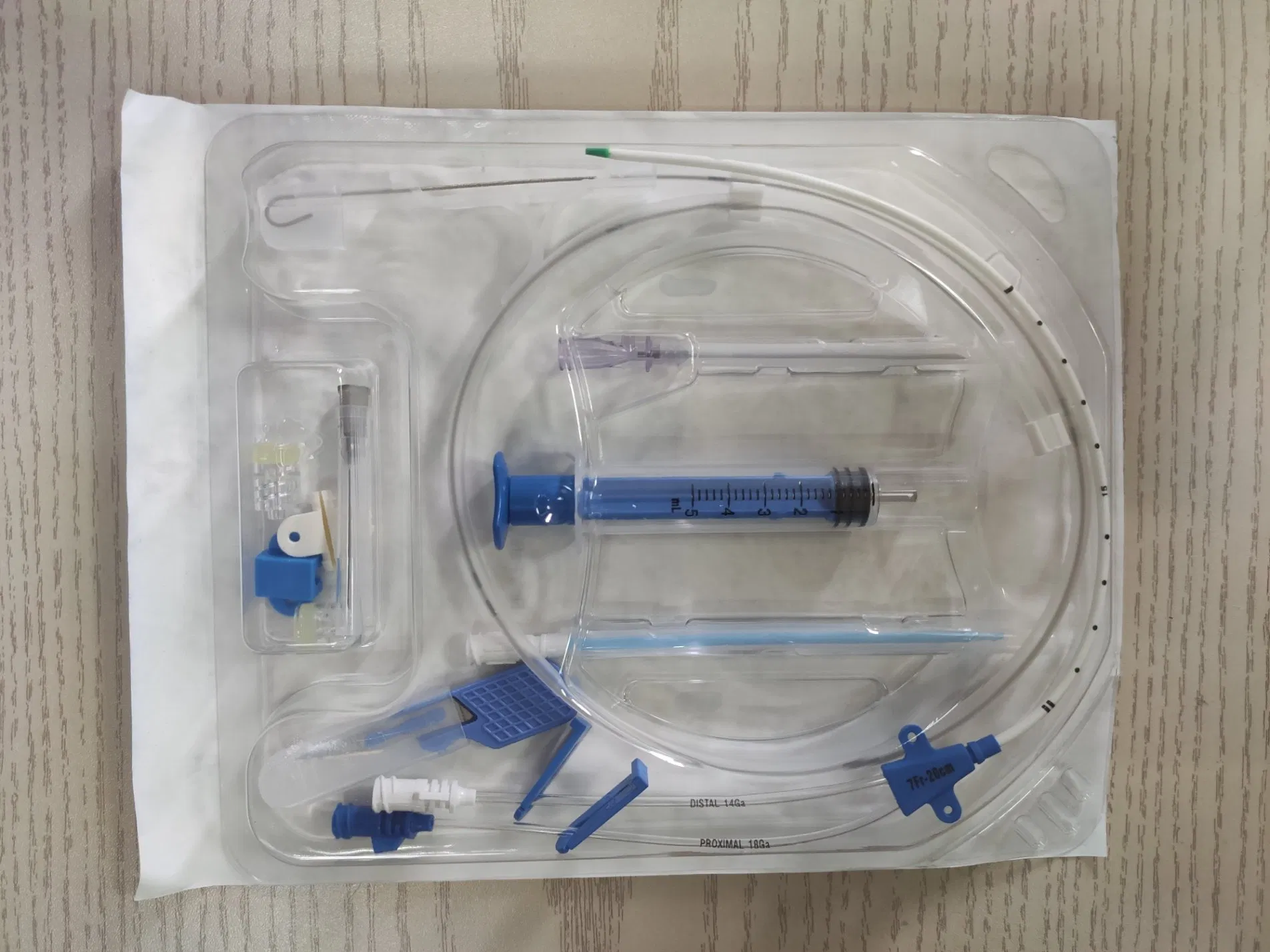 Línea de Catéter Venoso Central Intravenoso para Antibióticos de Diálisis Paciente de Hemodiálisis