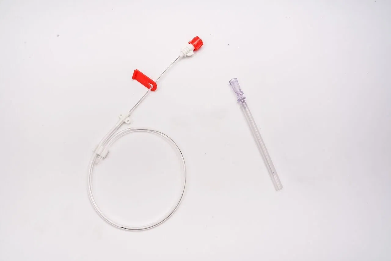 Catéter arterial desechable premium con alambre guía para una canulación segura