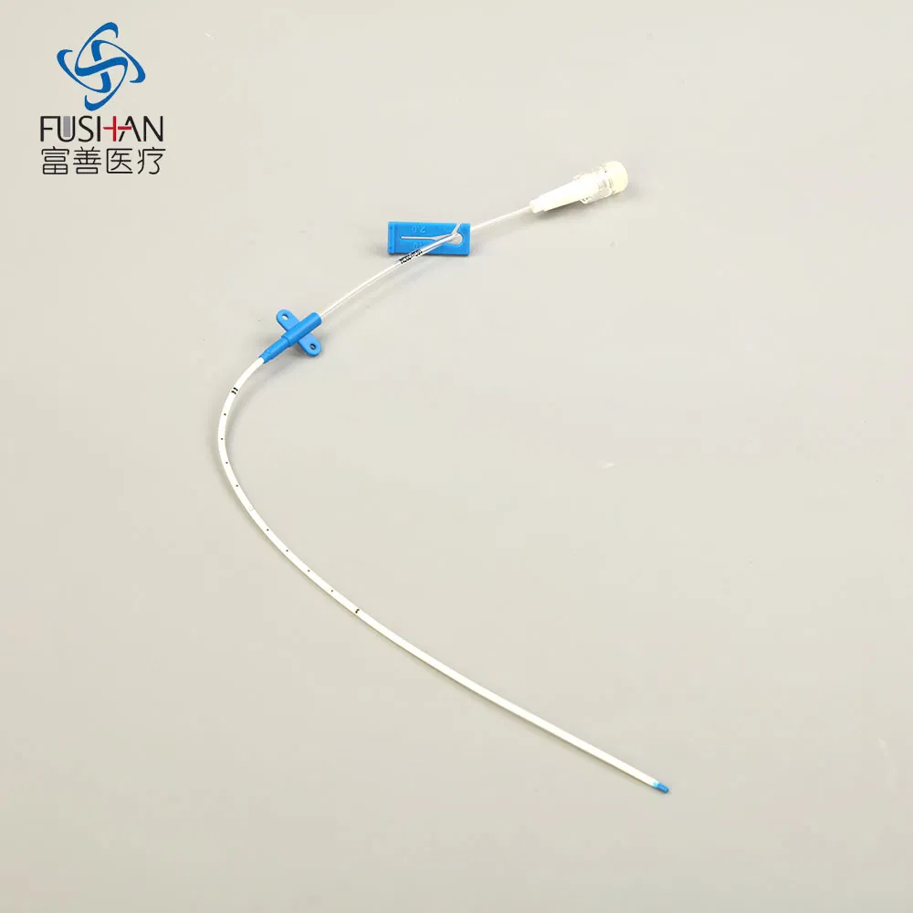 Ventaja Competitiva Precio Kit de Catéter Venoso Central CVC de TPU de Uso Médico de Lumen Simple Doble Triple Talla 7fr para Uso Pediátrico y Adulto