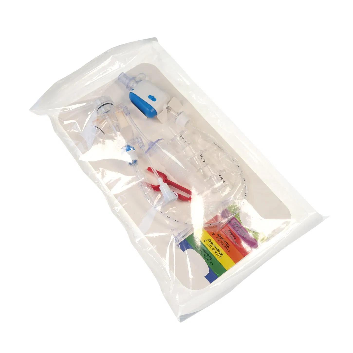 Catéter de succión cerrado codificado por colores desechable médico estéril 24 72 horas con CE/ISO