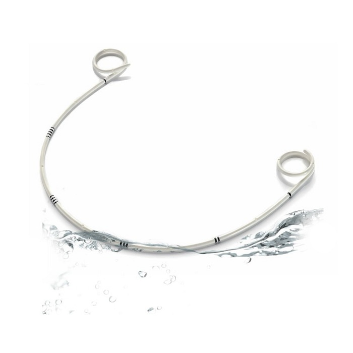Conjunto de Stent Ureteral Doble J de Urología Fr 5fr 6fr 6X26cm, Ajustable en Ambos Extremos Abierto Stent Ureteral Doble DJ con Empujador