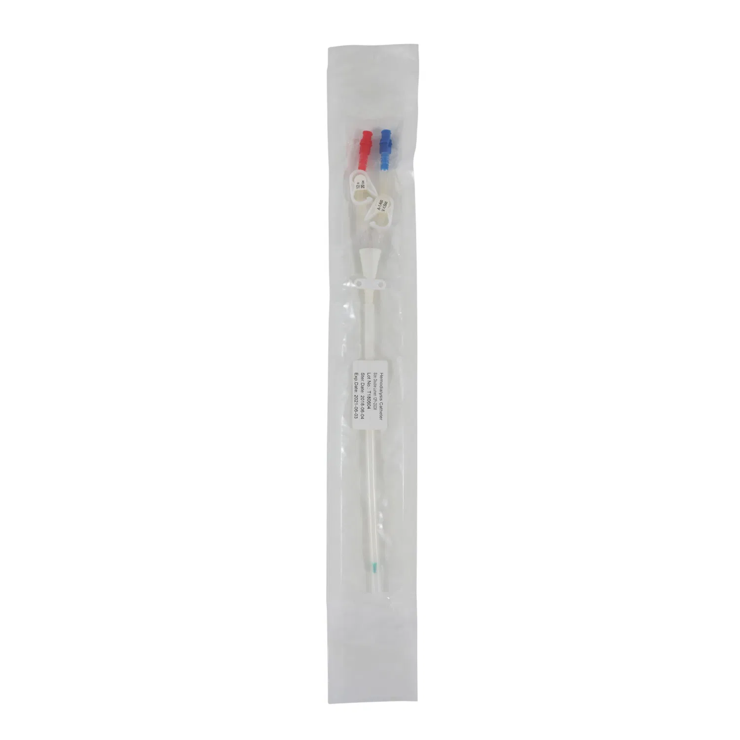 Fabricante chino productos desechables catéter de hemodiálisis de un solo, doble y triple lumen con buena calidad