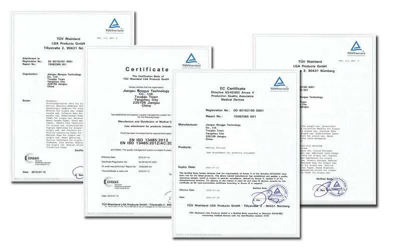 Certificación CE ISO