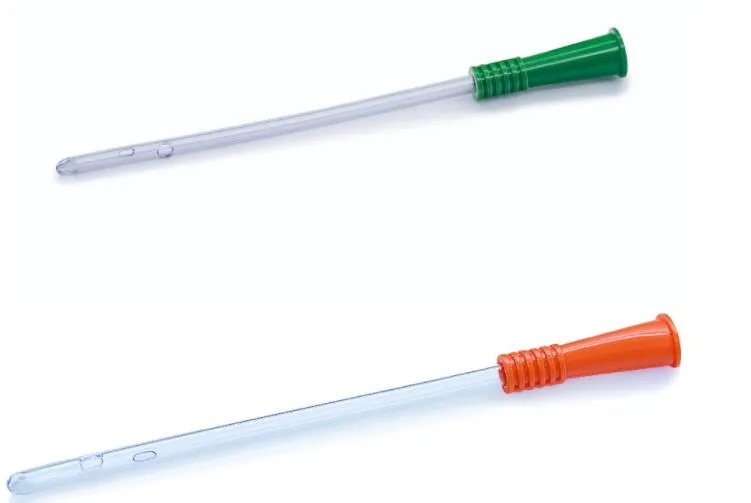Catéter intermitente Nelaton recubierto hidrofílico con sachet de agua
