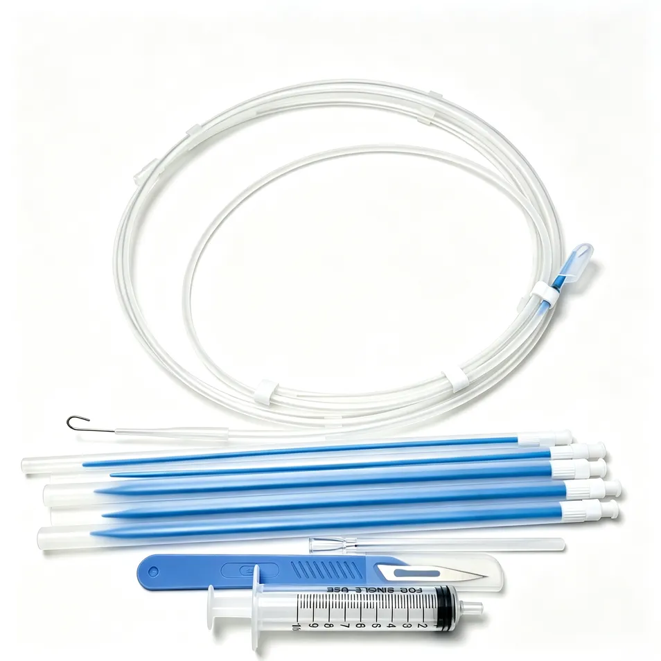 Kit de Catéter de Hemodiálisis Femoral de Uso Único