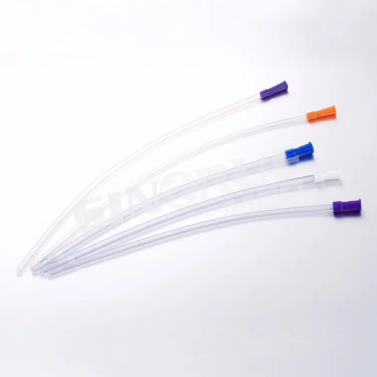 Catéter de succión desechable de PVC aprobado por CE e ISO de fábrica