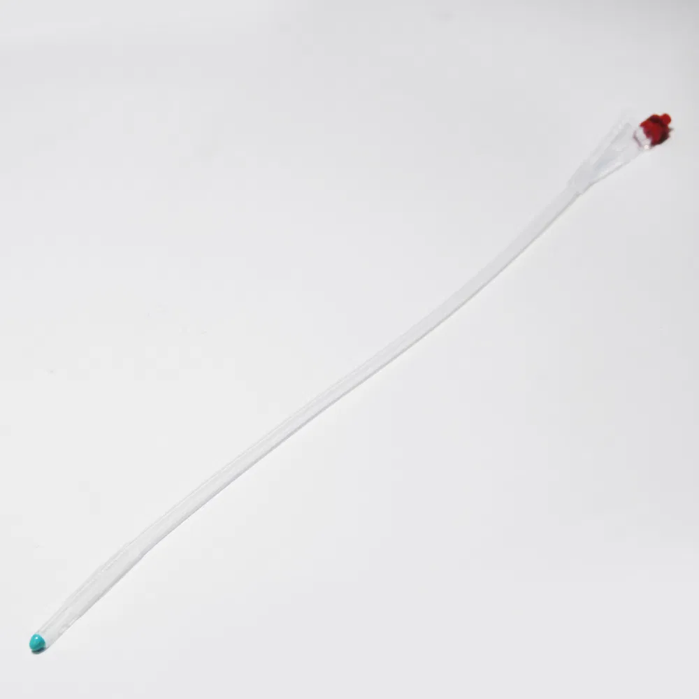 Catéter urinario de silicona médica para adultos 18fr de dos vías con 5-30ml globo