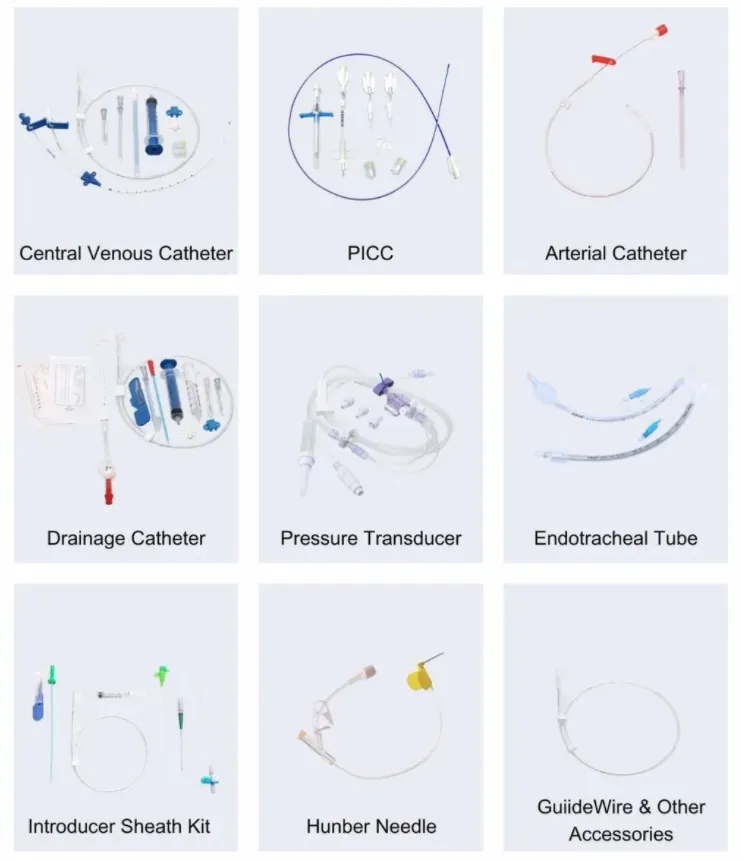 Catéter venoso central estéril médico con CE ISO