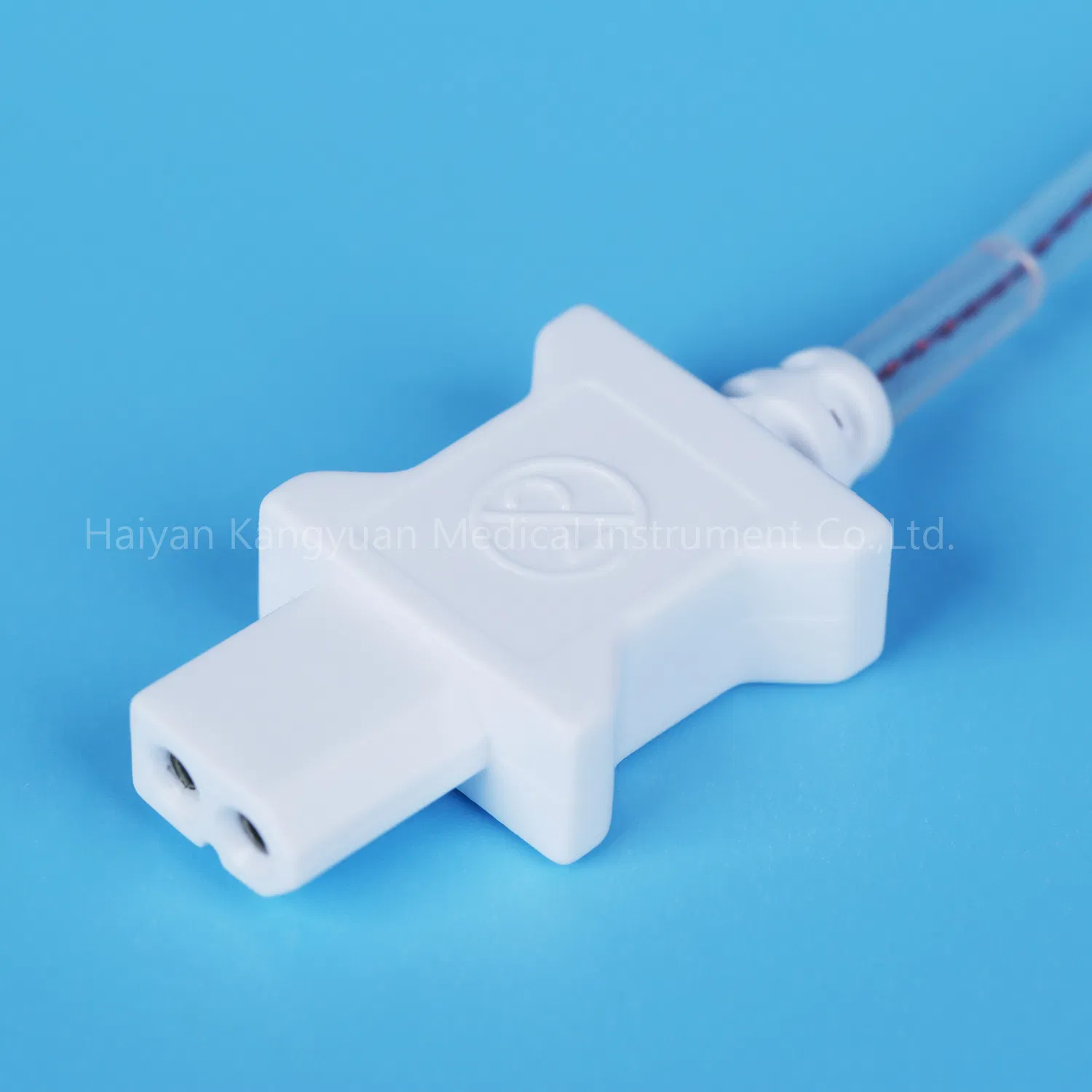 para Catéter Urinario de Silicona Foley con Sensor de Temperatura Probeta Redondeada para Monitoreo Uretral