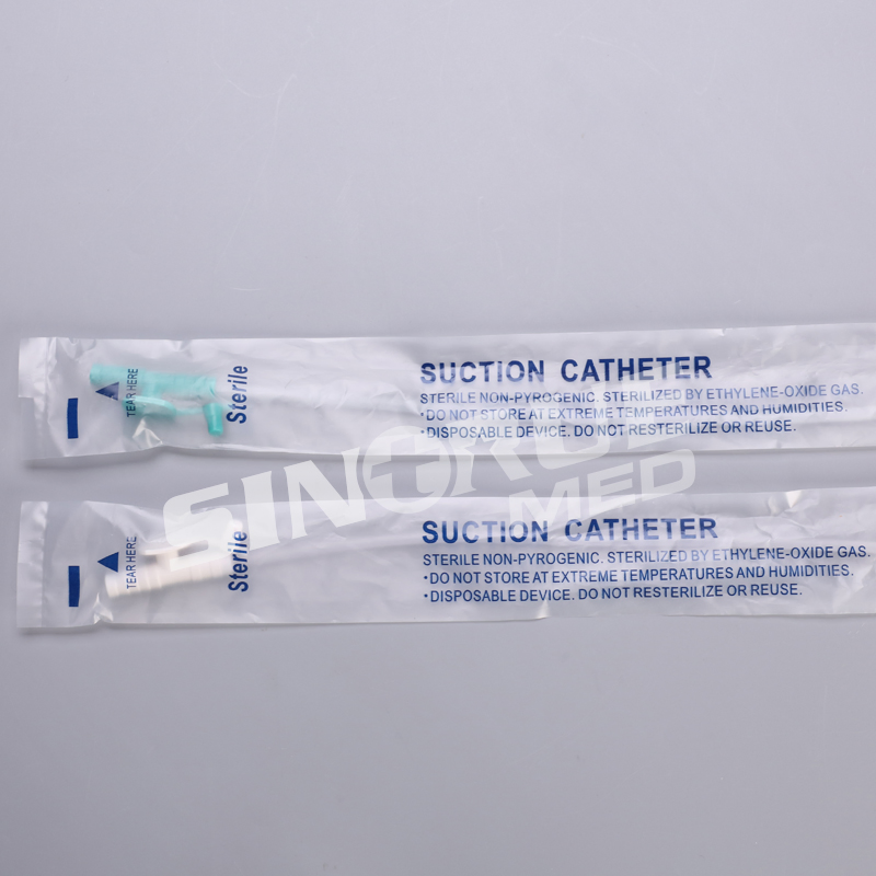 Catéter de succión desechable de PVC aprobado por CE e ISO de fábrica