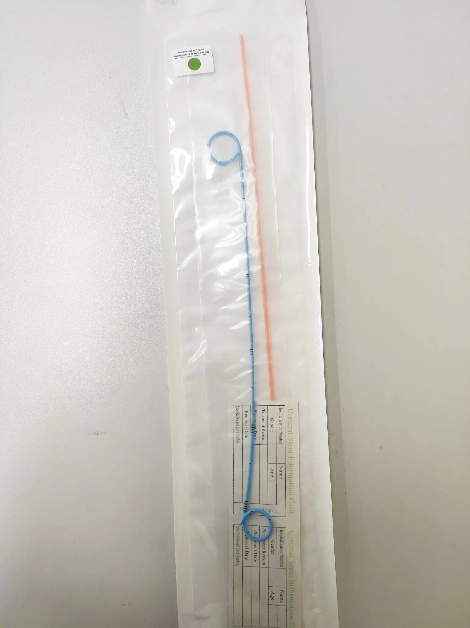 Catéter Ureteral Pigtail Desechable con Recubrimiento Hidrofílico y Certificado CE