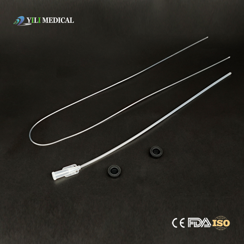 Fabricante médico Yili OEM Precio barato Catéter venoso subclavio desechable de PE con guía