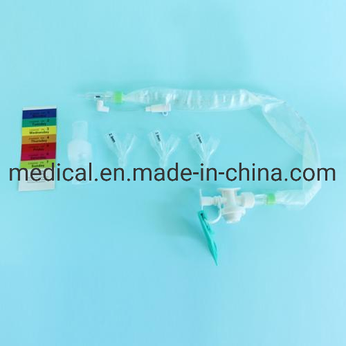 Sistema de Catéter de Succión Cerrada Médica Desechable 24 Horas