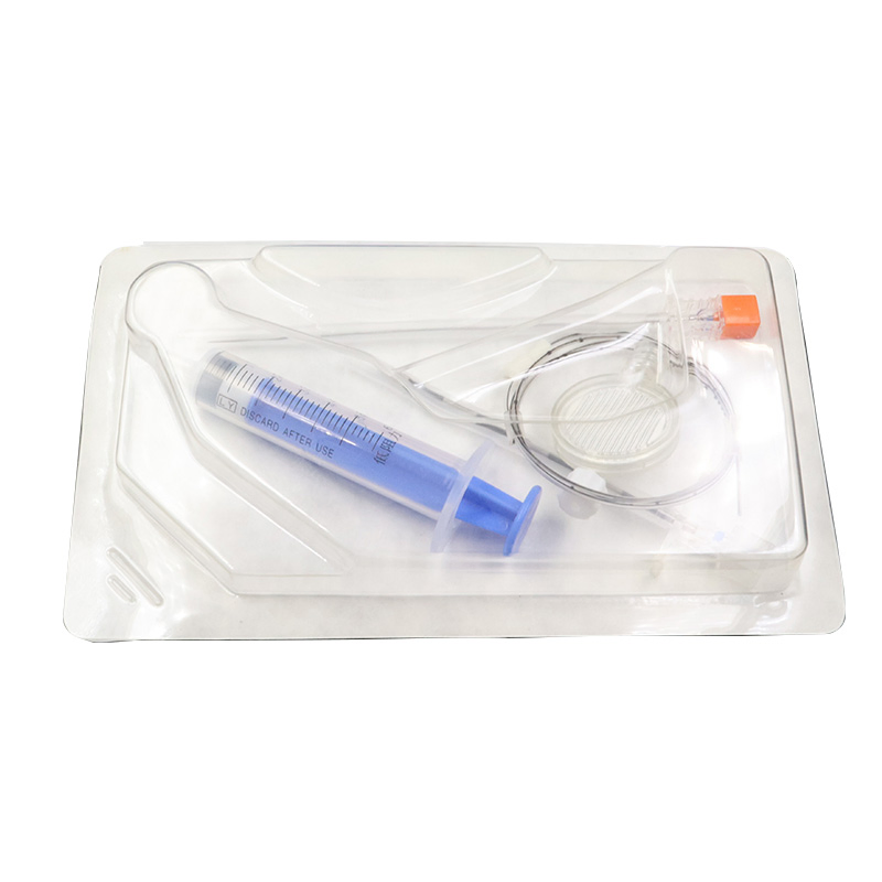 Juego epidural desechable y catéter de anestesia epidural médica con conector