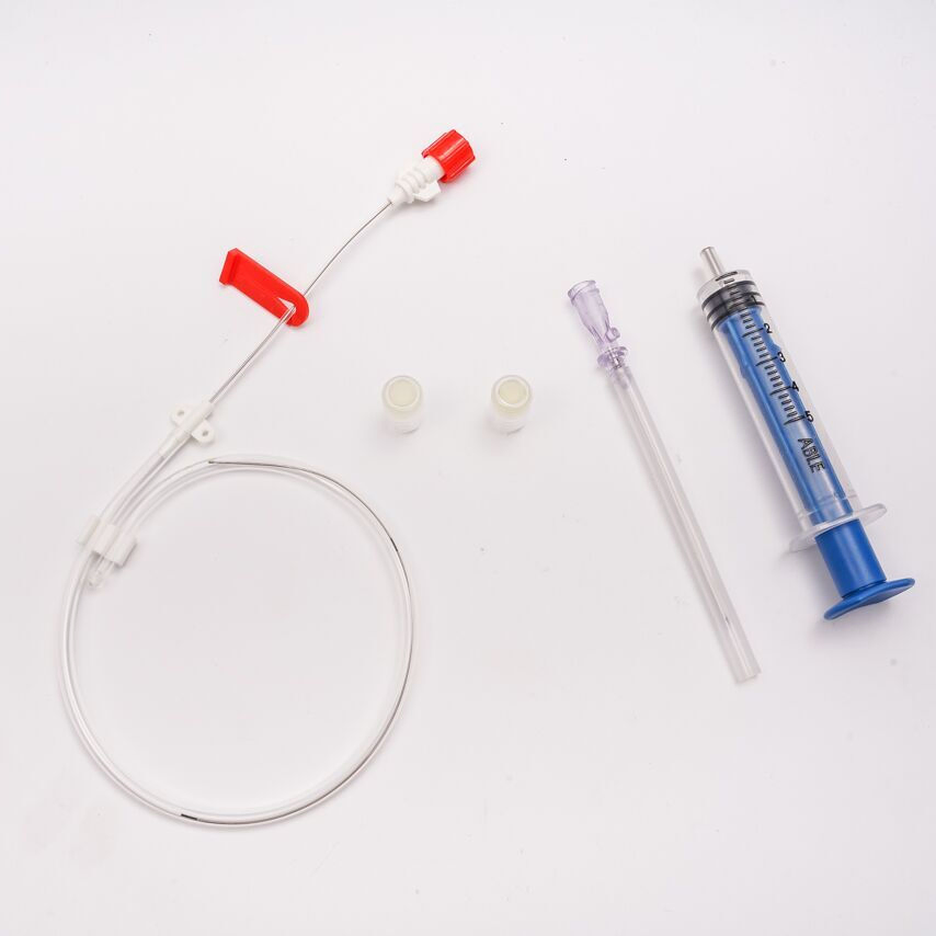 Catéter arterial desechable premium con alambre guía para una canulación segura