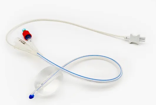 Catéter de Foley de silicona médica desechable con sensor de temperatura