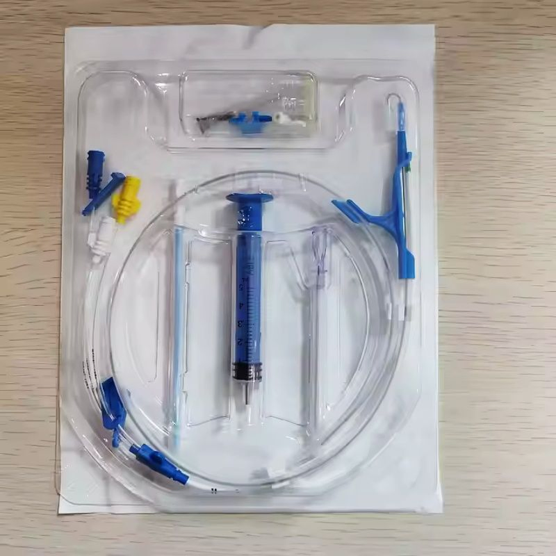 Set de CVC multipuerto 5 catéter venoso central de Lumen 8,5fr-20cm