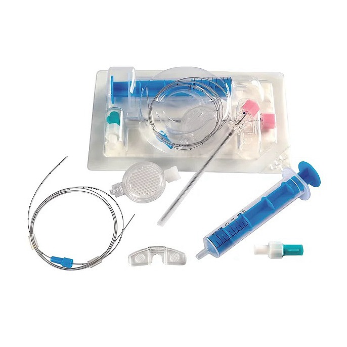 Catéter anestésico epidural con alambre reforzado, terapia del dolor anestesia segmentaria a largo plazo, funda epidural con múltiples puertos