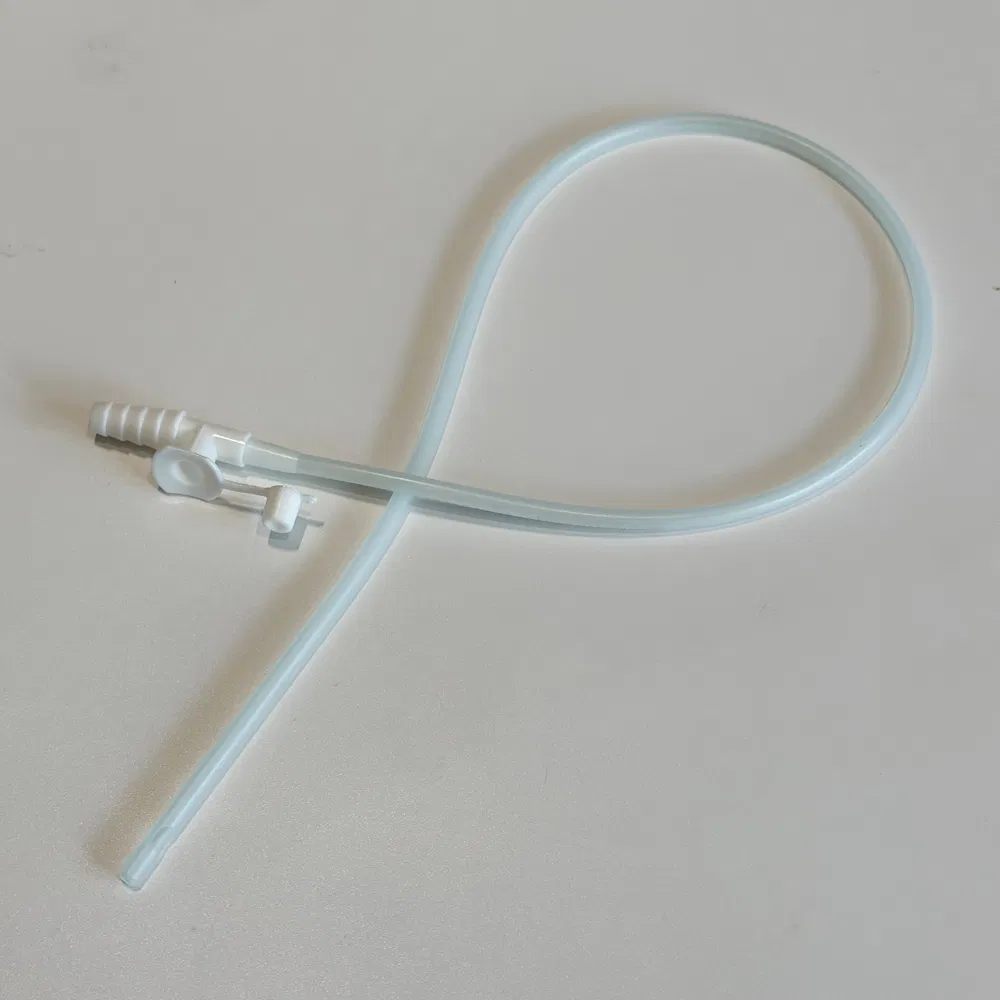 Catéter de succión de silicona de grado médico de un solo uso con diseño ultra suave y flexible