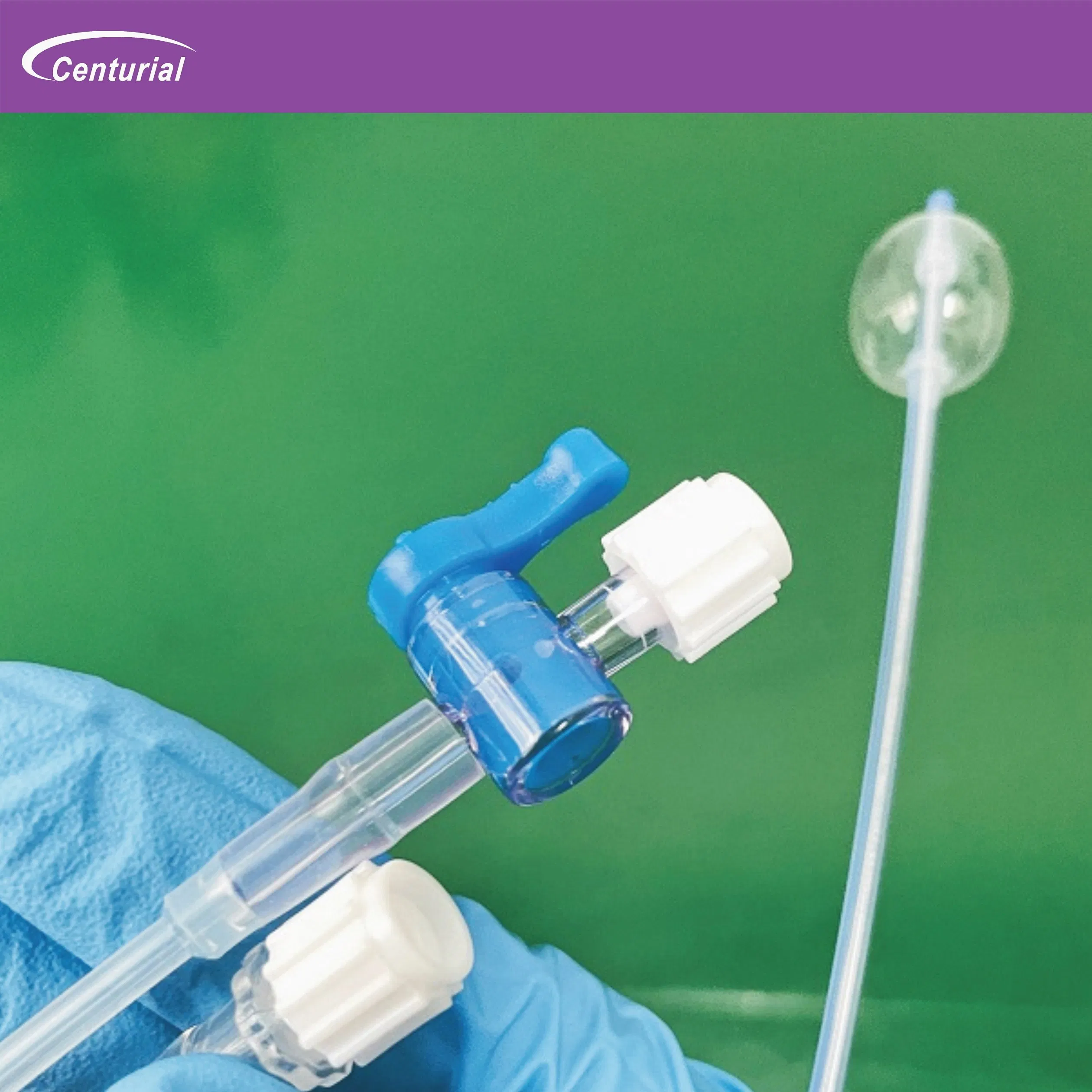 Fabricante Medica Catéter desechable de silicona con alambre guía